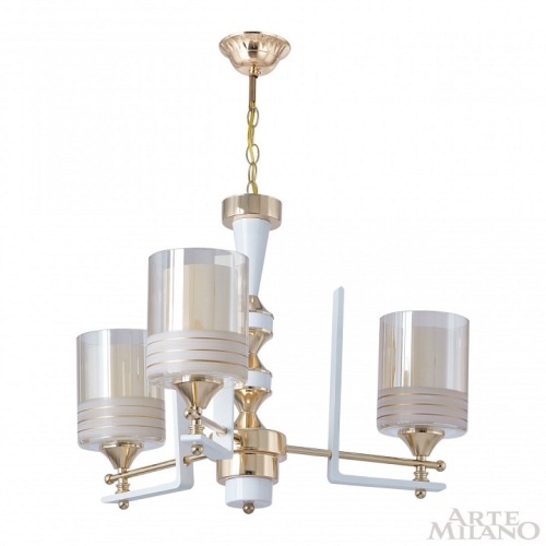 Подвесная люстра Arte Milano Florentia-6087 306087/3 Wh/Gd в Нижнем Новгороде фото 6