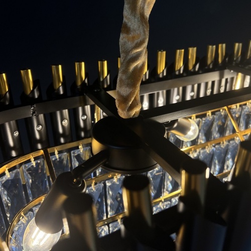 Подвесной светильник Imperiumloft Empire Black Rectangular Chandelier Crystal 40.2893 в Нижнем Новгороде фото 4