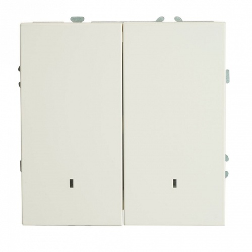 Выключатель двухклавишный с подсветкой без рамки Stekker Эмили 49864 в Нижнем Новгороде фото 7