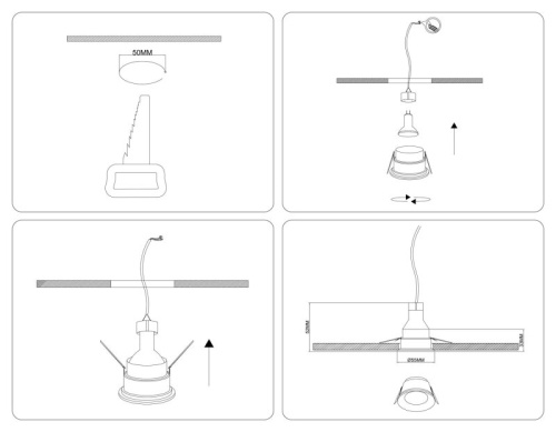 Встраиваемый светильник Ambrella Light TS TS51813 в Нижнем Новгороде фото 2