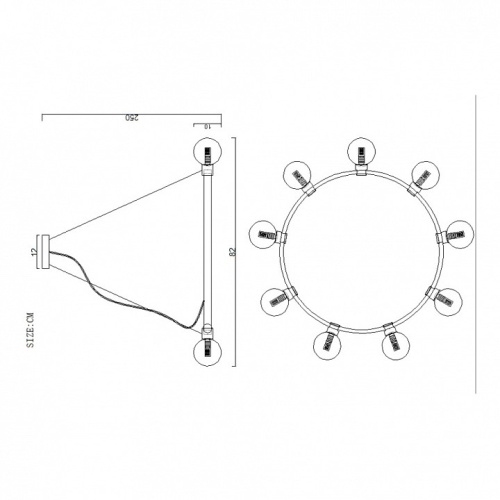 Подвесная люстра Imperiumloft FLAMB FLAMB01 в Нижнем Новгороде фото 6