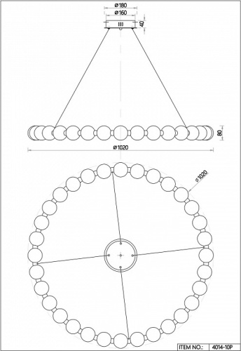 Подвесная люстра Favourite Gubbare 4014-10P в Нижнем Новгороде фото 5