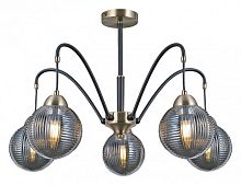 Люстра на штанге ILLUMICO  IL0433-5PSQ-79 BK AB в Нижнем Новгороде