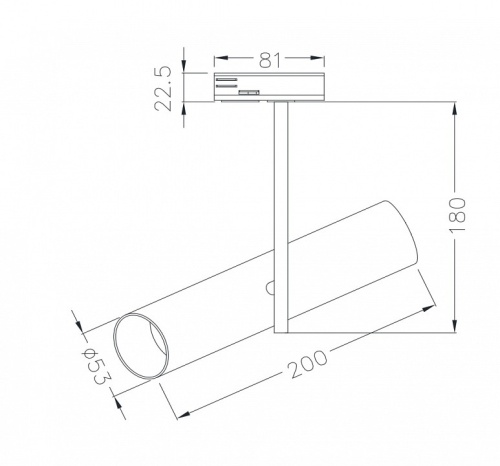 Светильник на штанге Maytoni Elti TR005-1-GU10-W в Ермолино фото 4