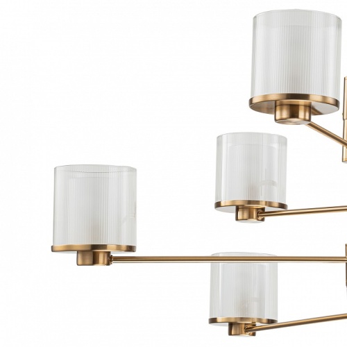 Люстра на штанге Indigo Bilancia 13023/8R Brass в Нижнем Новгороде фото 2