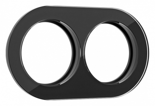 Рамка на 2 поста Werkel черный W0025108 в Нижнем Новгороде