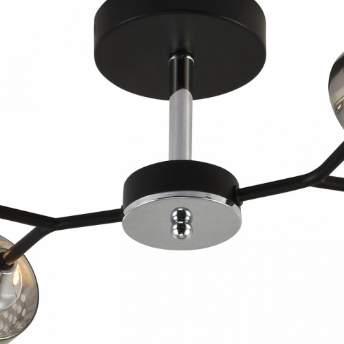 Люстра на штанге 01405-3.3-04B BK+CR в Нижнем Новгороде фото 5