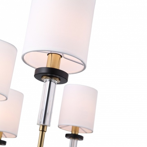 Люстра на штанге ST-Luce BLACK+BRASS SL1404.303.06 в Нижнем Новгороде фото 2