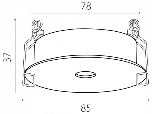 Рамка на 1 светильник Lightstar Spira 074206-12 в Нижнем Новгороде фото 8