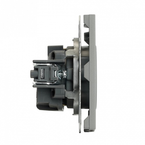 Розетка с заземлением и со шторкой, без рамки Stekker Эмили 49958 в Нижнем Новгороде фото 6