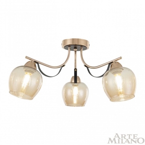 Потолочная люстра Arte Milano AMALFI-322306 322306/3 FG+BK в Нижнем Новгороде фото 5