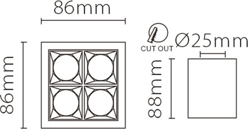 Накладной светильник Fiberli XC002 12120202 в Нижнем Новгороде фото 2