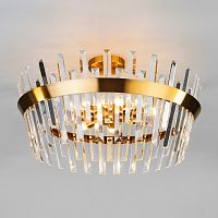 Накладной светильник Eurosvet Steccato 10111/8 золотая бронза/прозрачный хрусталь Strotskis в Нижнем Новгороде