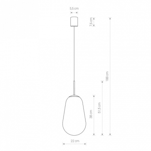 Подвесной светильник Nowodvorski Pear L 7797 в Симферополе фото 2