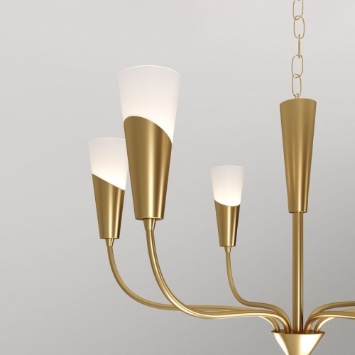 Подвесная люстра Eurosvet Rhyton 60167/6 латунь в Нижнем Новгороде фото 5