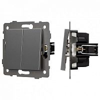 Выключатель двухклавишный без рамки Arlight SWT 049889 в Нижнем Новгороде