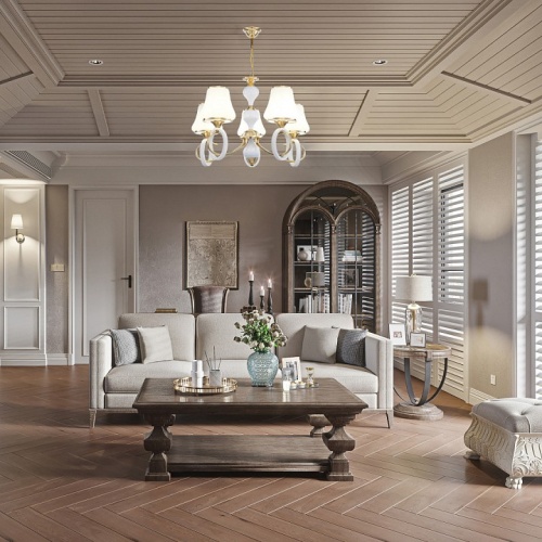 Подвесная люстра Arte Milano Florentia-2387 302387/5 Wh/Gd в Нижнем Новгороде фото 5