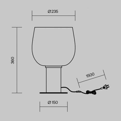 Настольная лампа декоративная Maytoni Smart Casual MOD414TL-01B в Нижнем Новгороде фото 4