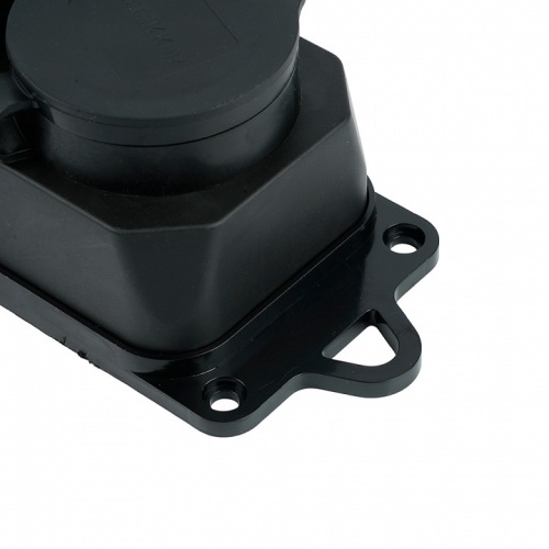 Розетка переносная разборная с заземлением и крышкой Stekker Одри 32738 в Нижнем Новгороде фото 2