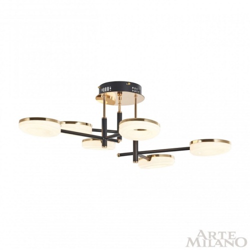 Потолочная люстра Arte Milano Ferrara-72999 272999/6 BK/GD в Нижнем Новгороде фото 4