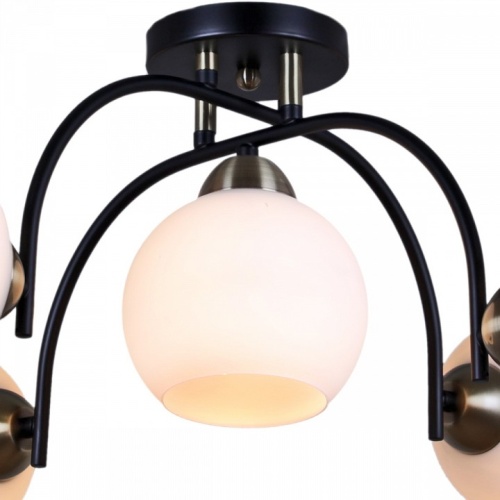 Потолочная люстра ILLUMICO  IL0250-5CSQ-79 BK AB в Нижнем Новгороде фото 2