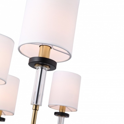 Люстра на штанге ST-Luce BLACK+BRASS SL1404.303.08 в Нижнем Новгороде фото 2