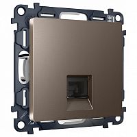 Розетка Ethernet RJ-45 и со шторками, без рамки Ambrella Volt ALFA MA642005 в Нижнем Новгороде