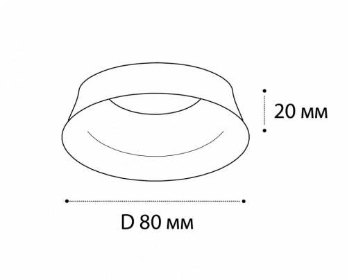 Кольцо декоративное Italline IT02-008 IT02-008 ring black в Армавире фото 2