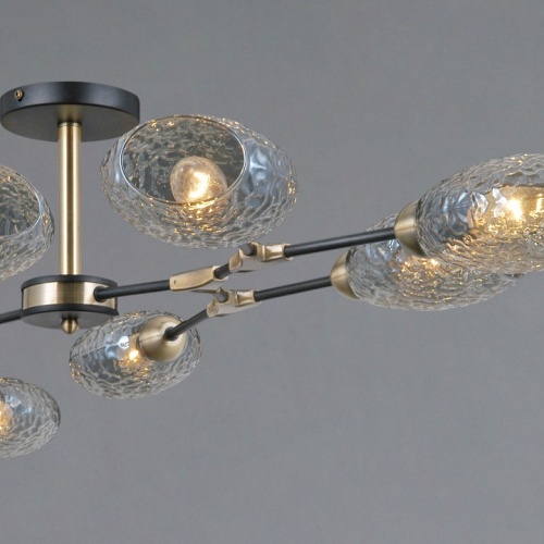 Люстра на штанге ILLUMICO TRENTO IL0272-8CSQ-25 BK AB TRENTO в Нижнем Новгороде фото 2