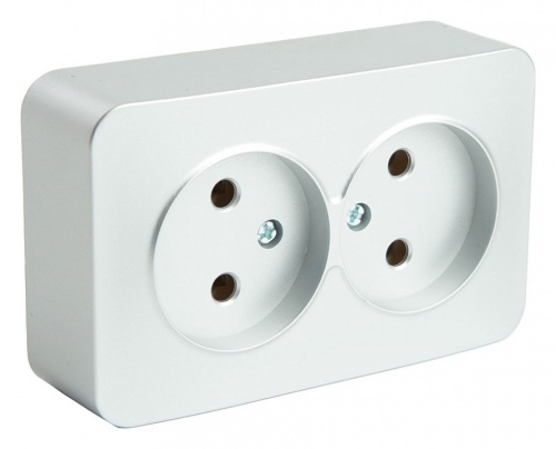 Розетка двойная без заземления Stekker София 49327 в Нижнем Новгороде
