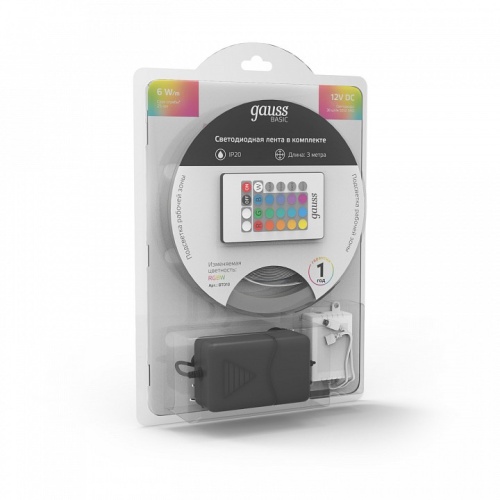 Комплект с лентой светодиодной Gauss Basic BT010 в Нижнем Новгороде фото 9