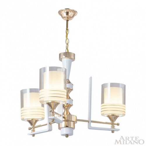 Подвесная люстра Arte Milano Florentia-6087 306087/3 Wh/Gd в Нижнем Новгороде фото 8