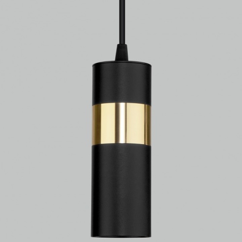 Подвесной светильник Eurosvet Viero 50096/1 черный/золото в Коркино