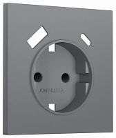 Накладка для розетки с заземлением и со шторками и 2хUSB type A и C Ambrella Volt SIGMA SP8700 в Нижнем Новгороде