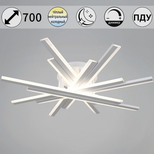 Люстра на штанге  16090-0.3-08 BK/WH в Нижнем Новгороде фото 6