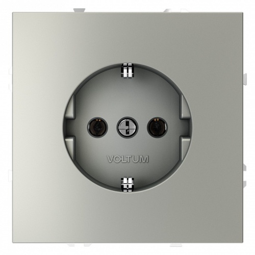 Розетка с заземлением, без рамки Voltum S70 VLS040105 в Нижнем Новгороде фото 4
