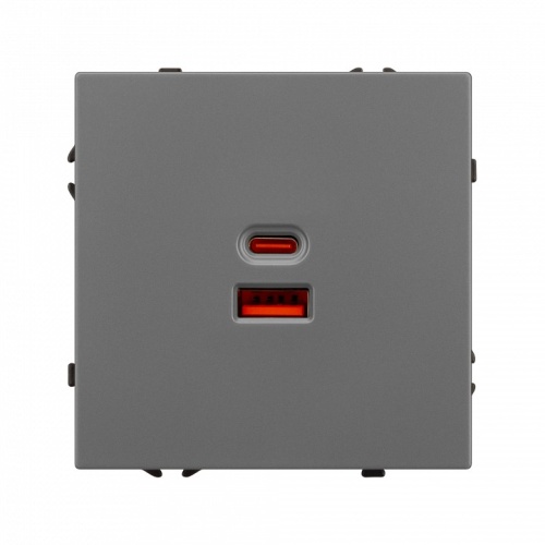 Розетка 2хUSB type A и C без рамки Arlight NOBE 054319(1) в Нижнем Новгороде фото 3