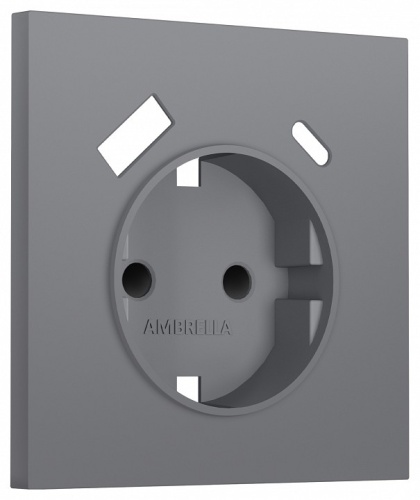 Накладка для розетки с заземлением и со шторками и 2хUSB type A и C Ambrella Volt SIGMA SP8700 в Нижнем Новгороде