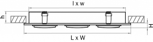 Встраиваемый светильник Lightstar Singo 011603 в Кольчугино фото 2