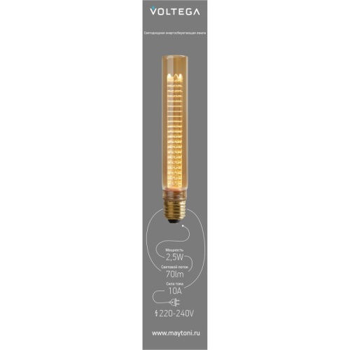 Лампа светодиодная Voltega 271 E27 2.5Вт 1800K 8560 в Нижнем Новгороде фото 2