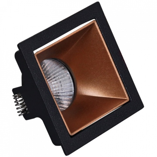 Встраиваемый светильник  16086-9.0-001PT MR16 BK+ROSE GD в Нижнем Новгороде