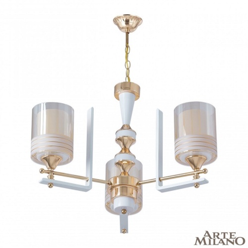 Подвесная люстра Arte Milano Florentia-6087 306087/3 Wh/Gd в Нижнем Новгороде фото 9