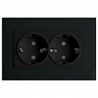 Розетка двойная с заземлением и со шторкой Stekker Эрна 39482 в Нижнем Новгороде