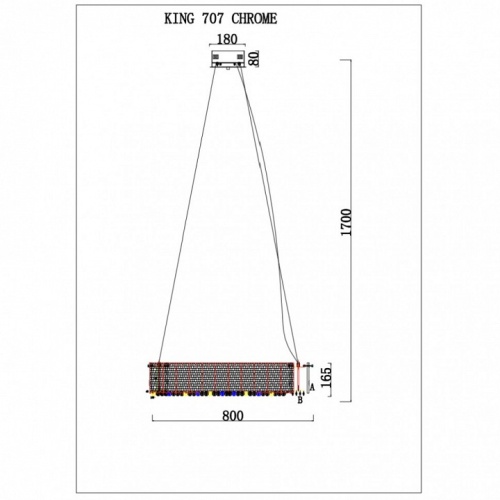 Подвесной светильник iLamp KING 707 CR в Нижнем Новгороде фото 4