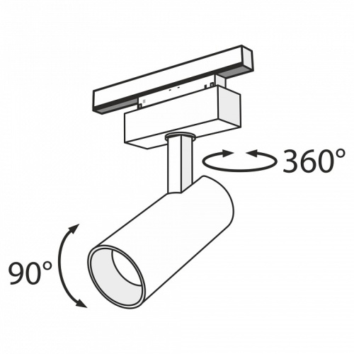 Светильник на штанге Maytoni Focus LED TR019-2-15W3K-B в Бородино фото 5