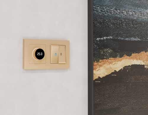 Терморегулятор электромеханический для теплого пола без рамки Ambrella Volt ALFA MA605810 в Нижнем Новгороде фото 3