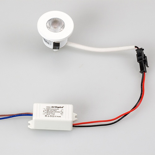 Светодиодный светильник LTM-R35WH 1W Warm White 30deg (Arlight, IP40 Металл, 3 года) в Звенигороде фото 3