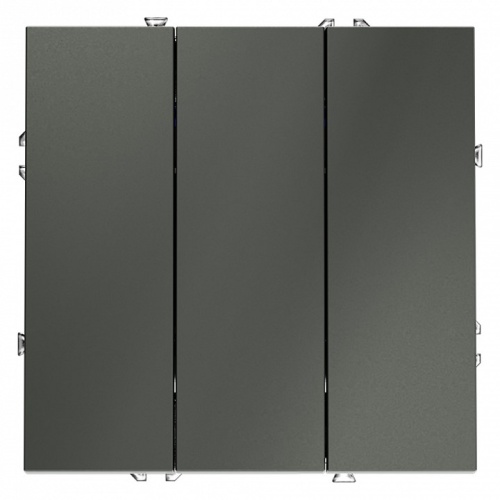 Выключатель трехклавишный без рамки Voltum S70 VLS030106 в Нижнем Новгороде фото 7