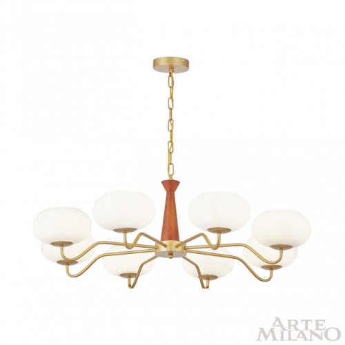 Подвесная люстра Arte Milano AM-Napoli 310166/D900/8 BS/WD в Нижнем Новгороде фото 9