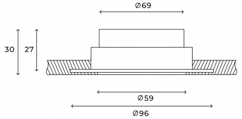 Встраиваемый светильник Hesby Lighting Stockholm HSBL_0218 в Нижнем Новгороде фото 4